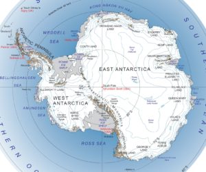 Antarktida, mapa