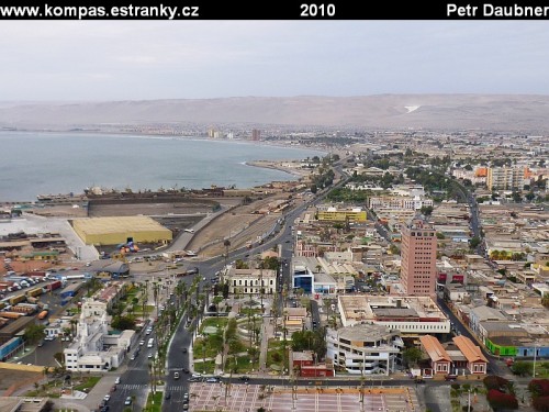Celkový pohled na město Arica
