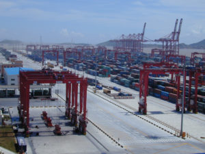 kontejnerové přístavy - Šanghaj